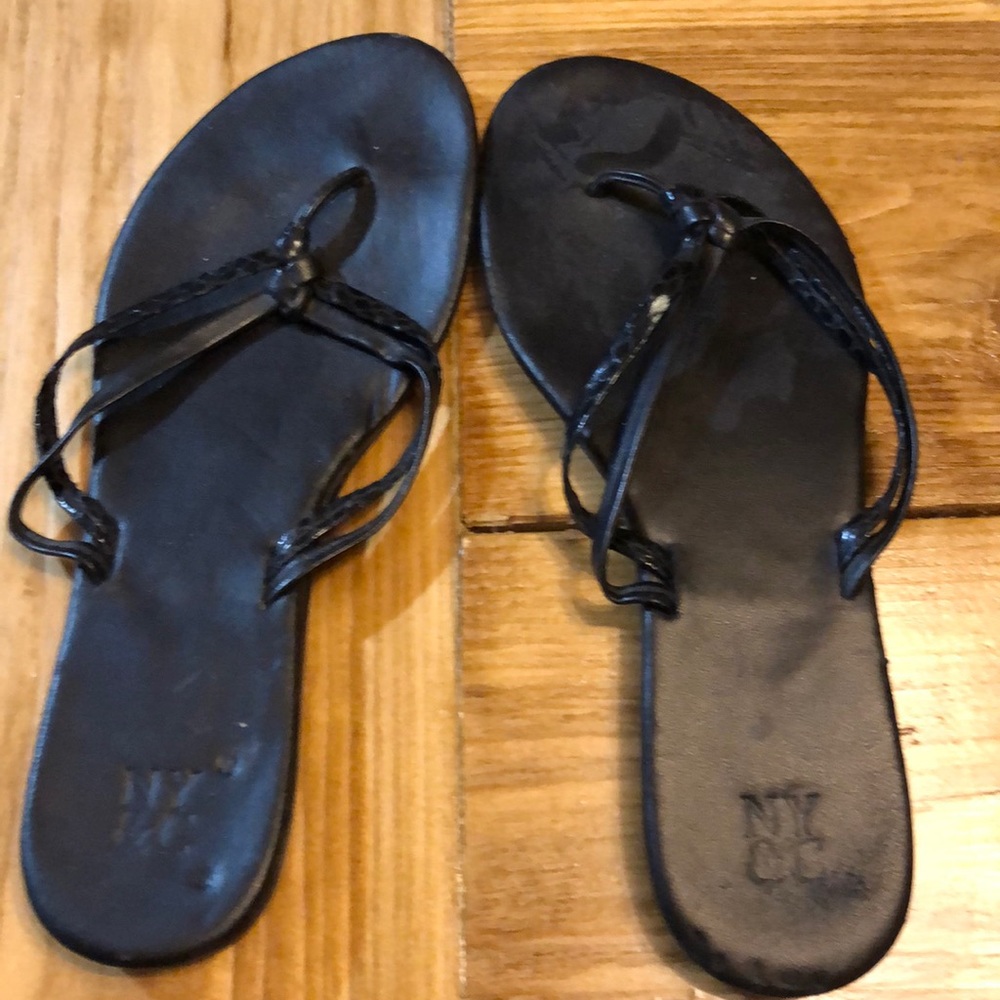 Cute black sandals